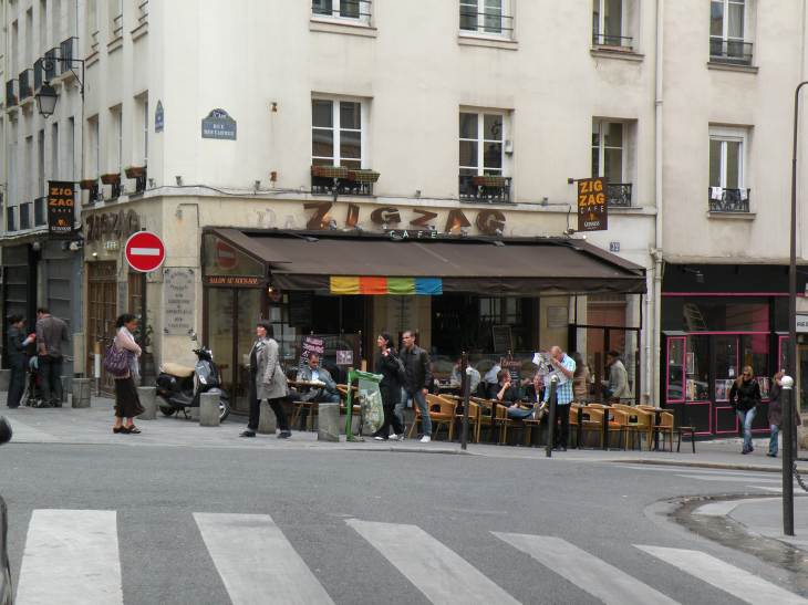  zigzag café, rue des Carmes